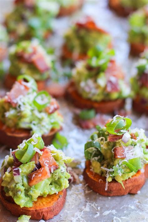 roasted-sweet-potato-rounds-with-guacamole-and image