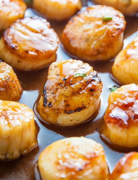 easy-honey-glazed-scallops-recipe-baker-by-nature image