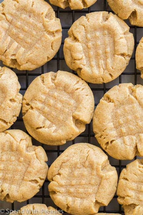 easy-peanut-butter-cookies-spend-with-pennies image