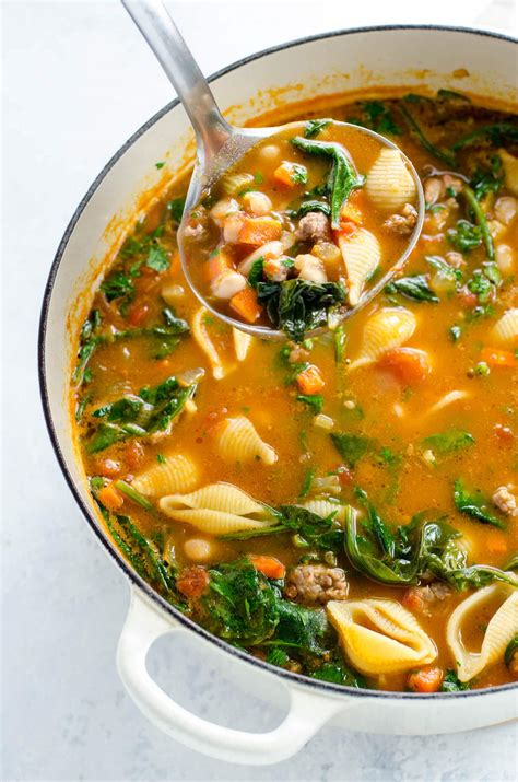 italian-sausage-soup-with-white-beans-and-spinach image