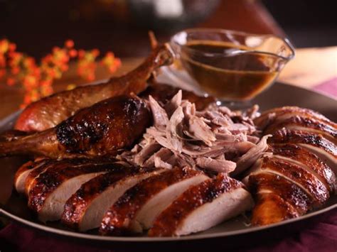 roast-turkey-with-mustard-maple-glaze-recipe-cooking image