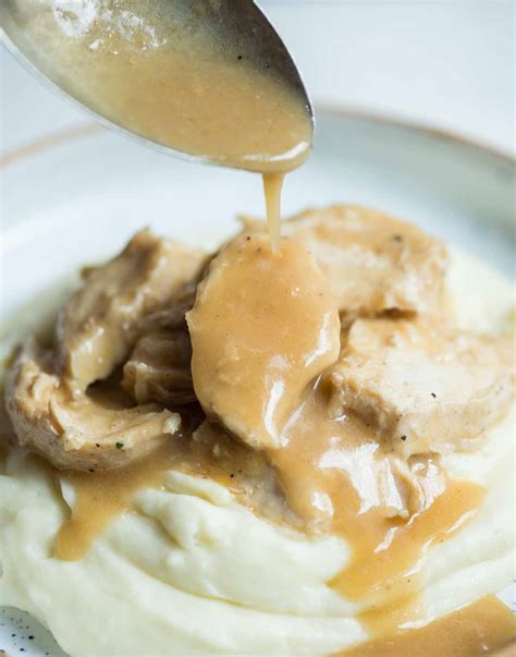 instant-pot-chicken-and-gravy-the-flavours-of-kitchen image
