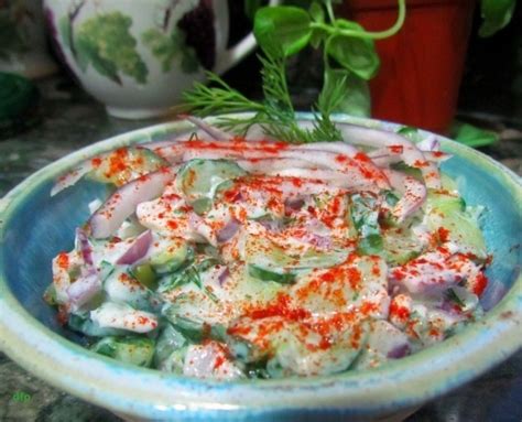 hungarian-cucumber-salad-uborkasalata image