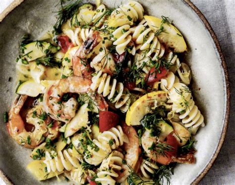 pasta-with-shrimp-lemon-and-herbs-louisiana image