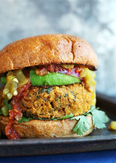 green-chili-veggie-burgers-minimalist-baker image
