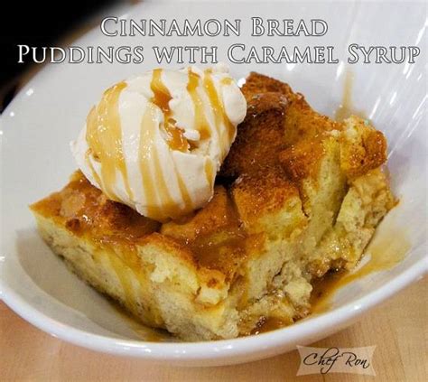 cinnamon-bread-puddings-with-caramel-syrup-all image
