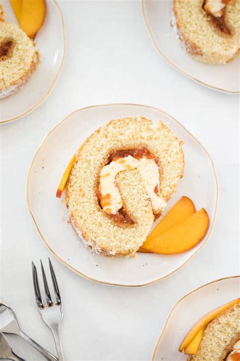 peaches-and-cream-swiss-roll-cake-recipe-sugar-salt image