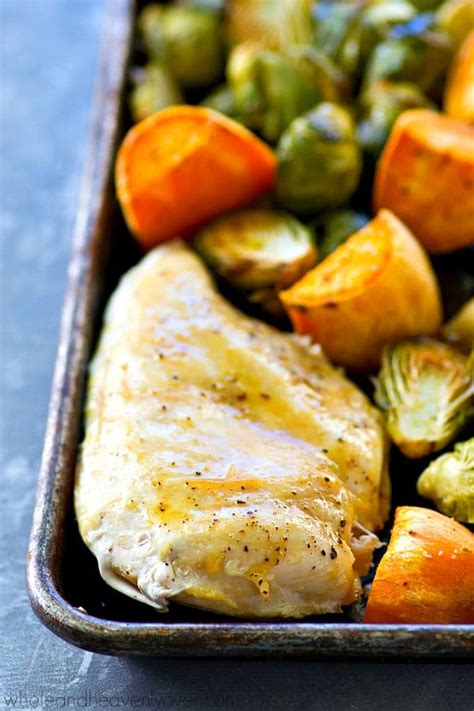 one-pan-maple-roast-chicken-with-sweet-potatoes image