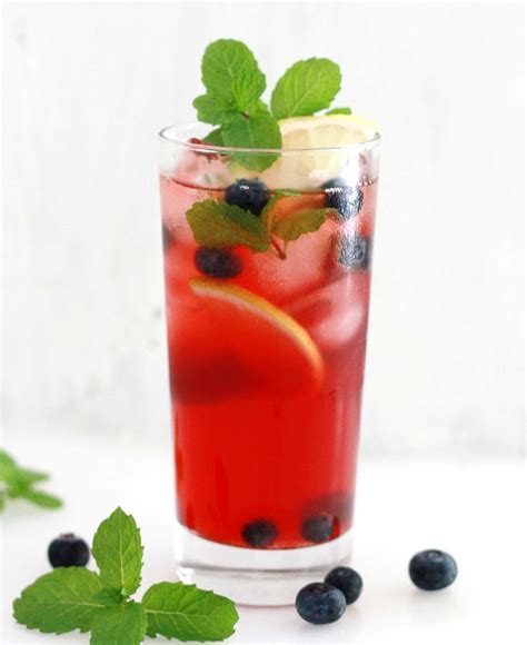 blueberry-and-lemon-iced-tea-recipe-archanas-kitchen image