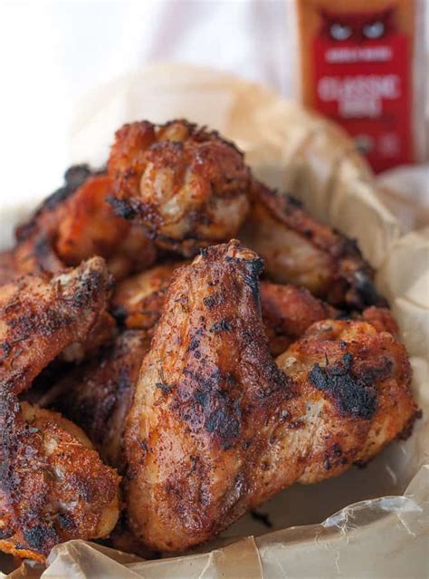crispy-grilled-chicken-wings-on-a-gas-grill-thyme image