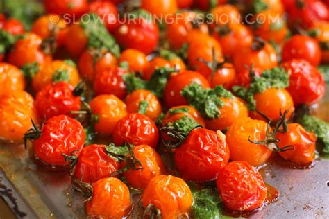 roasted-cherry-tomatoes-with-basil-and-garlic-slow image
