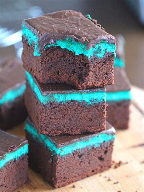 cheesecake-mint-brownies-with-chocolate-ganache image