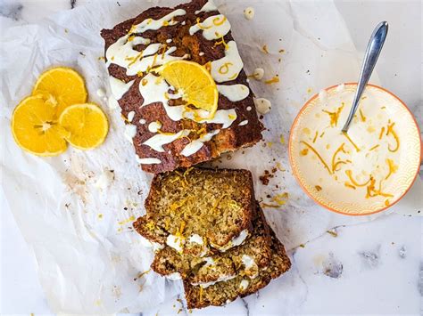 zesty-orange-banana-bread-with-vanilla-citrus-glaze image