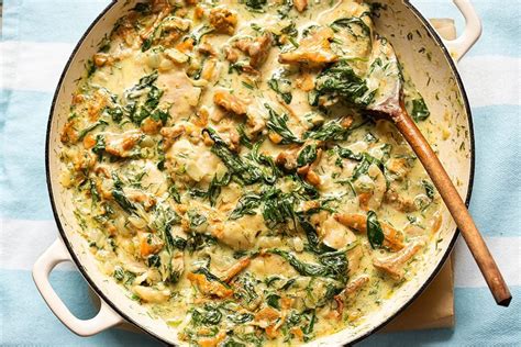 how-to-make-creamy-spinach-and-mushroom-chicken image
