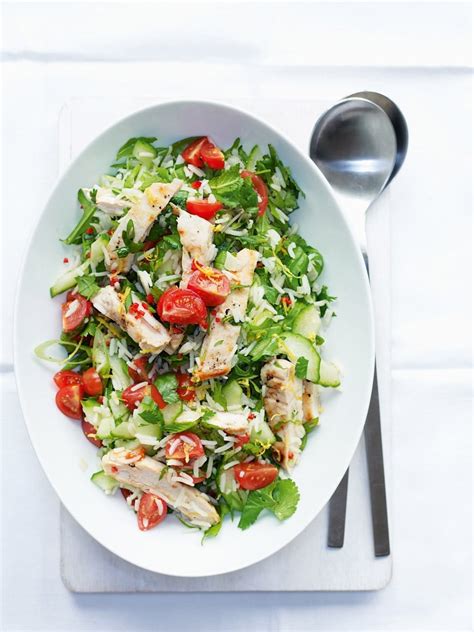 griddled-chicken-rice-salad-recipe-delicious-magazine image
