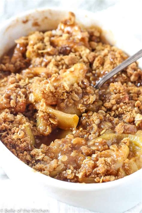 the-best-apple-crisp-recipe-belle-of-the-kitchen image