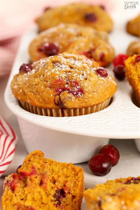 pumpkin-cranberry-muffins-celebrating-sweets image