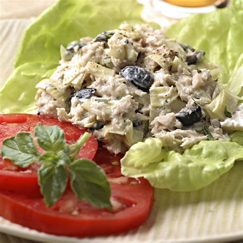 artichoke-ripe-olive-tuna-salad-recipe-eatingwell image