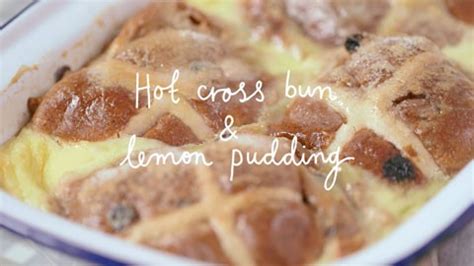next-level-hot-cross-bun-lemon-pudding-bbc-good-food image