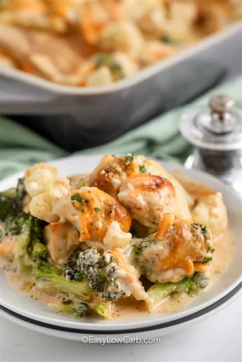 chicken-broccoli-cauliflower-casserole-easy-low-carb image
