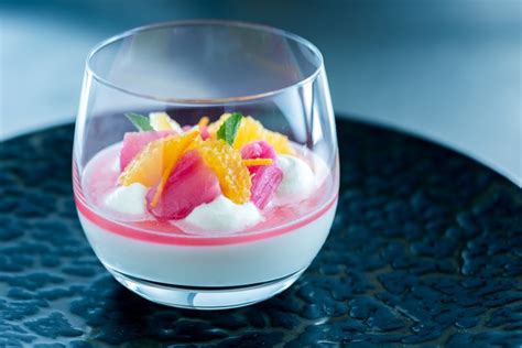 baked-yoghurt-recipe-with-poached-rhubarb-great image