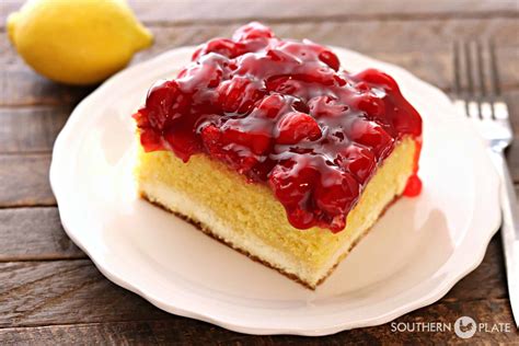 lemon-cherry-cheesecake-southern-plate image