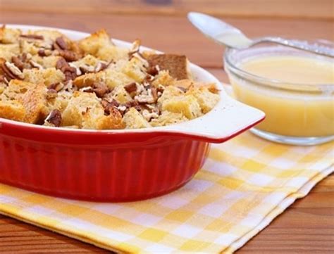bread-pudding-with-whiskey-sauce-dessert-for-two image