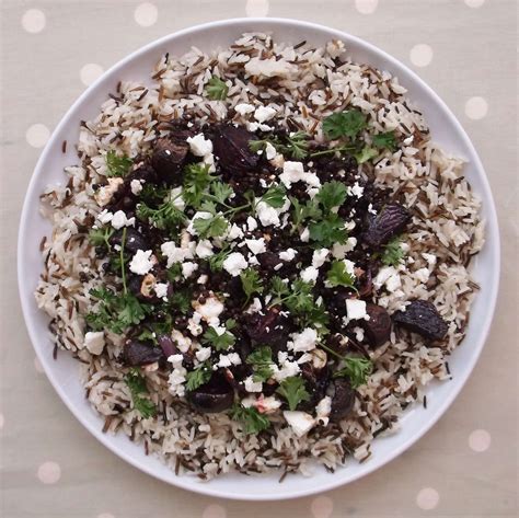warm-lentil-beetroot-and-feta-salad-with-wild-rice image