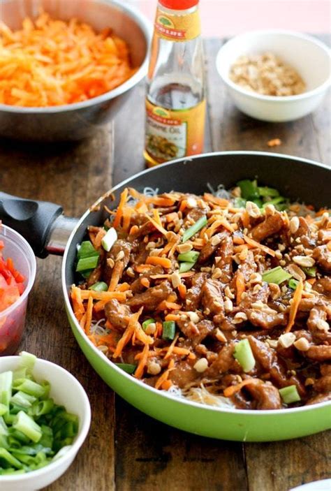 hoisin-pork-with-rice-noodles-recipe-pinch-of-yum image