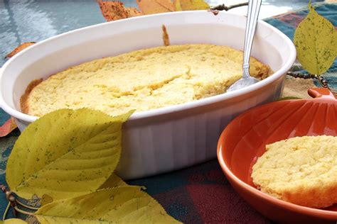 dairy-free-corn-pudding-and-corn-cakes image