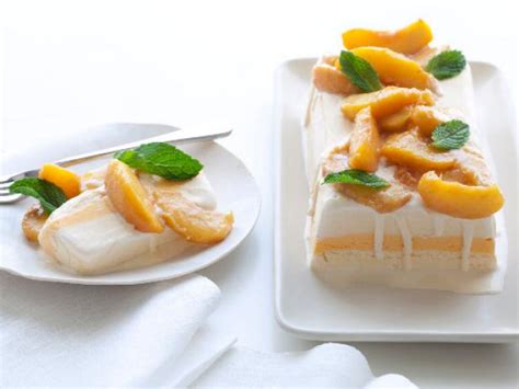 ice-cream-terrine-with-sauteed-peaches image
