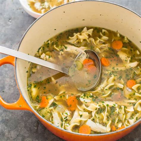 hearty-chicken-noodle-soup-cooks-illustrated image