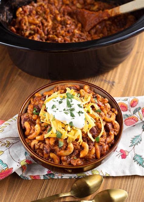 slow-cooker-chili-mac-simply-happy-foodie image