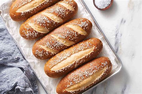 pretzel-sandwich-buns-recipe-king-arthur-baking image