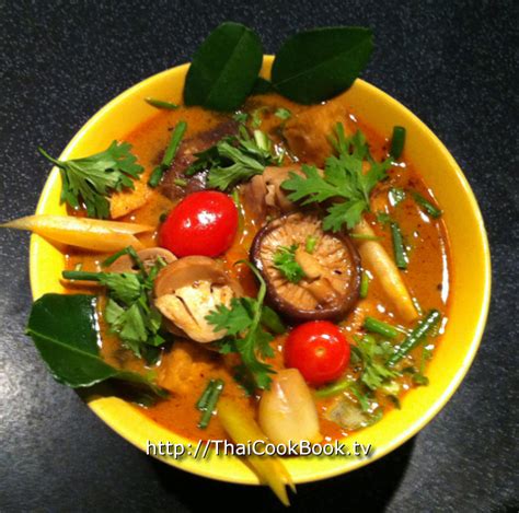 thai-vegetarian-tom-yum-soup-recipe-ตมยำเจ-how image