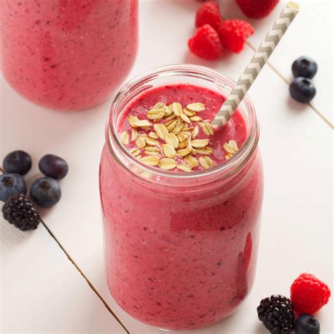 berry-banana-oat-smoothie-the-busy-baker image