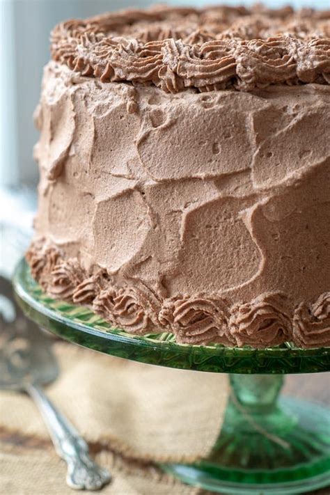 chocolate-whipped-cream-frosting-fluffy-stablized image