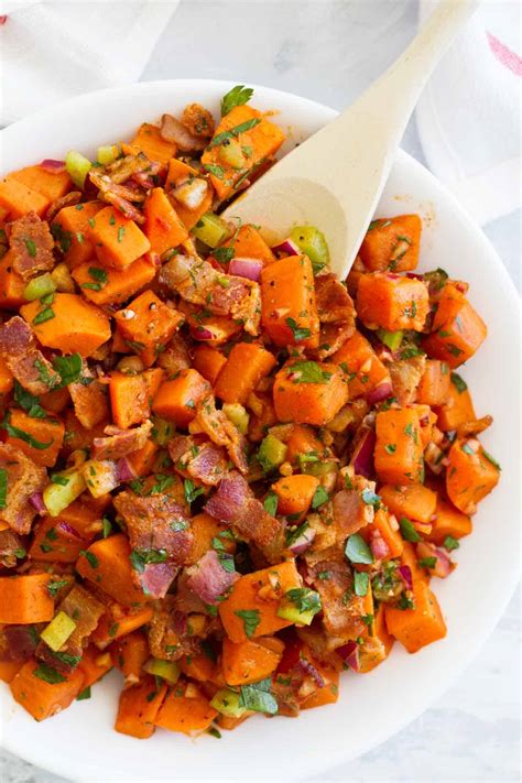 sweet-potato-salad-with-bacon-taste-and-tell image