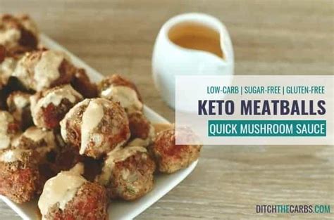 keto-meatballs-with-mushroom-sauce-ditch-the-carbs image