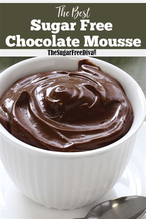 the-best-sugar-free-chocolate-mousse image