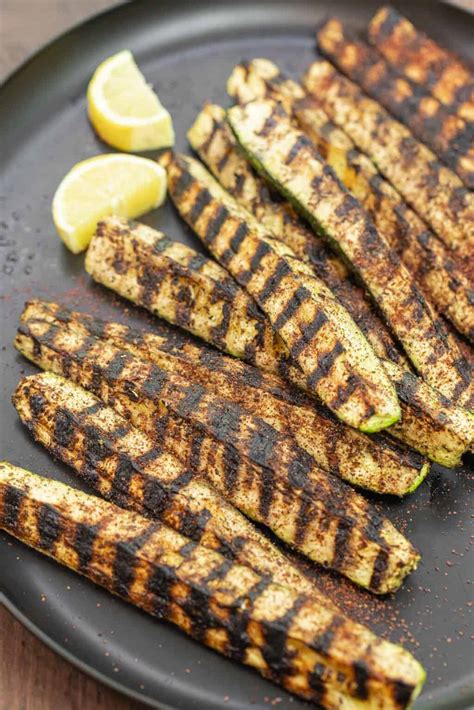 easy-grilled-zucchini-recipe-10-minutes-the image