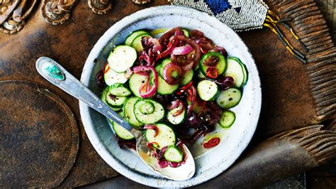 cucumber-and-charred-onion-salad-recipe-bon-apptit image