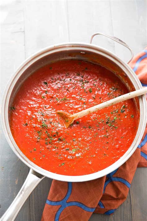 how-to-make-homemade-marinara-sauce image