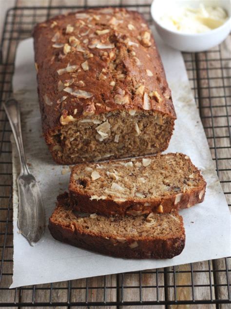 coconut-banana-bread-with-walnuts-completely-delicious image