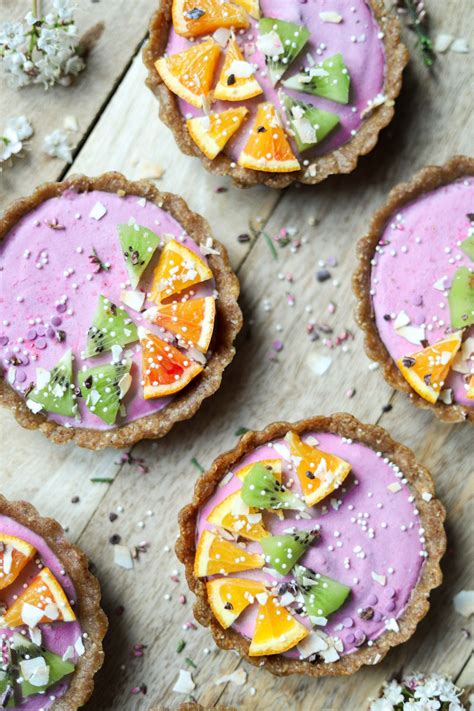 no-bake-raspberry-cream-tarts-vegan-gluten-free image