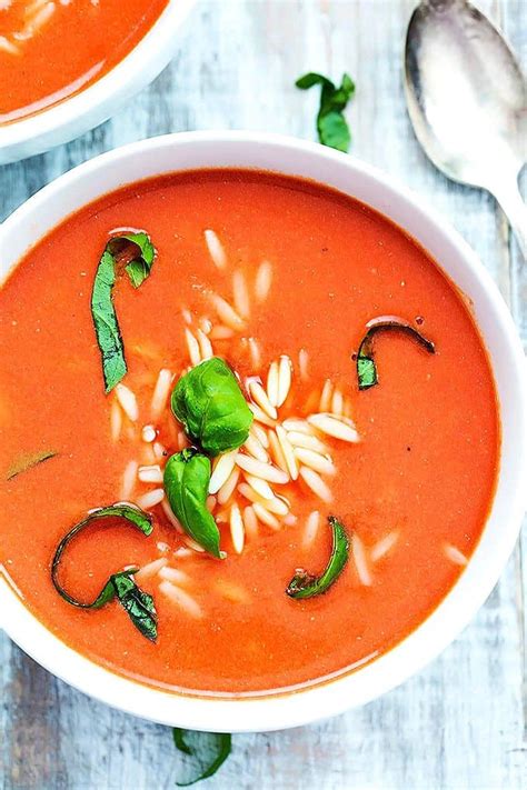 tomato-basil-orzo-soup-creme-de-la-crumb image