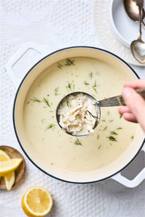 simple-classic-avgolemono-soup-recipe-greek-egg image