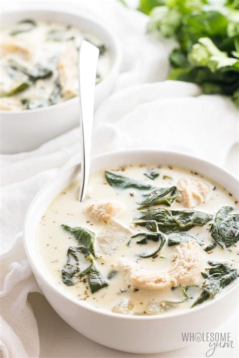 creamy-chicken-florentine-soup-recipe-wholesome-yum image