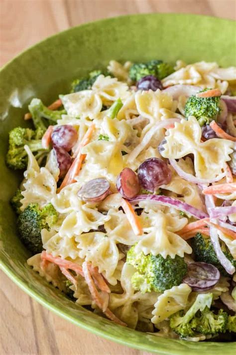 broccoli-grape-pasta-salad-the-wholesome-dish image