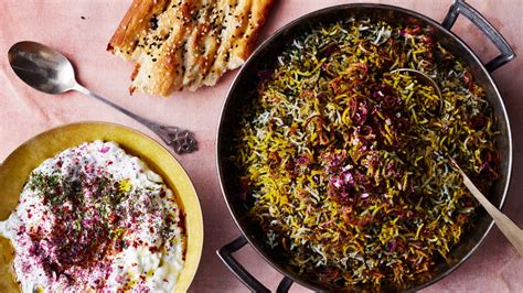 herb-rice-with-green-garlic-saffron-and-crispy-shallots image